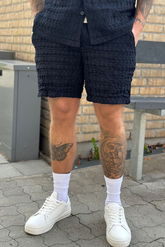 Braddock Regular Waffle Shorts Jet Black