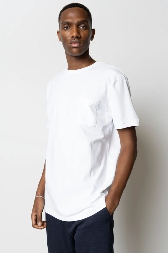 Clean Formal T-Hemd White