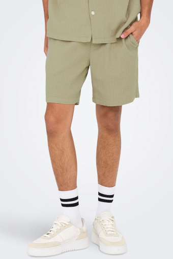 Bertil Waffle Shorts Twill