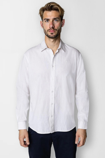Luca Hemd LS White