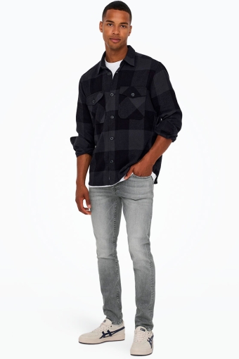 Loom Slim Fit 3227 Grey Denim