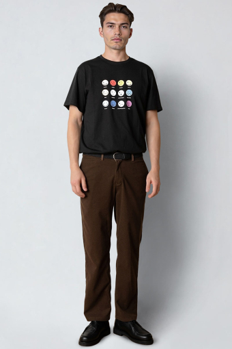 Emoji t-Hemd Black