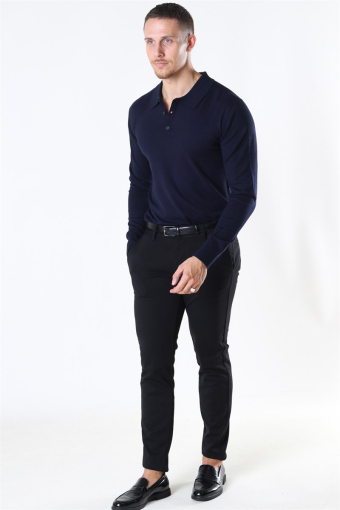 Acheletta Polo Stricken Navy