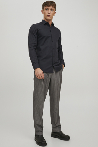 Parker Wrinkle Resistant Hemd LS Black
