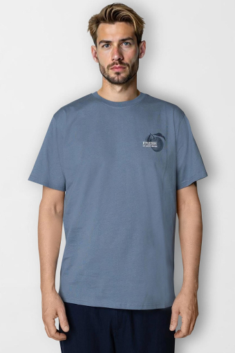 Fresh T-Hemd SS Dusty Blue