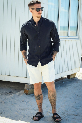Summer Hemd LS Black