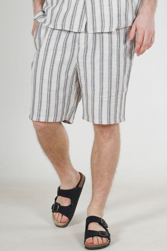 Jaiden Enzo Stripe Resort Shorts Moonbeam