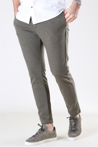 Milano Jersey Pants Dusty Green Melange