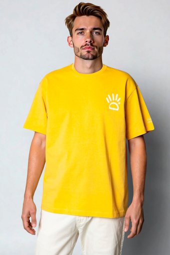 Michael organic T-Hemd Warm Yellow