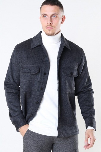 Glixto Wool Overshirt Grey