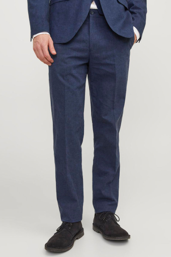 Riviera Linen Trouser Dark Navy