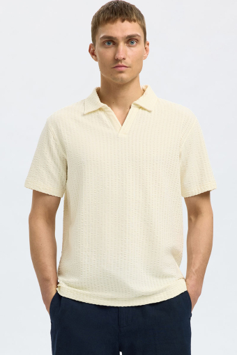 Blake Split Neck Regular Fit SS Polo Egret