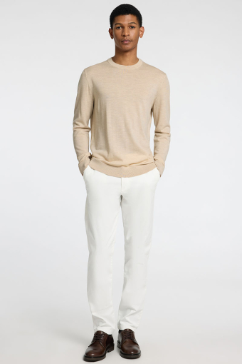 Tray Merino Knit Crew Neck Oatmeal
