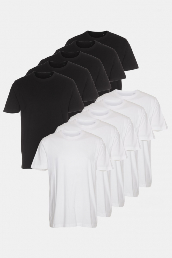 T-Hemd 10-Pack Black/White