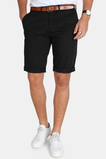 Jonas Stretch Shorts Stone Black