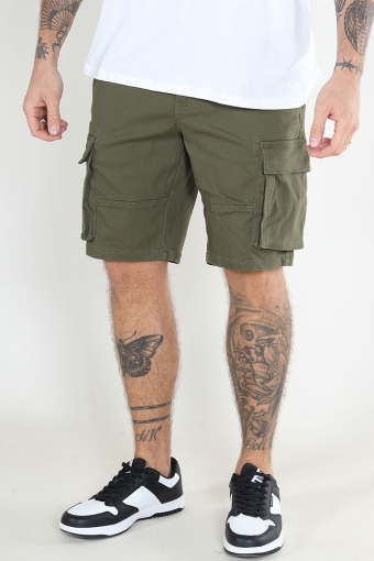 Cam Stage Cargo Shorts Olive Night