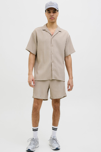 Massimo Resort Hemd SS Oxford Tan