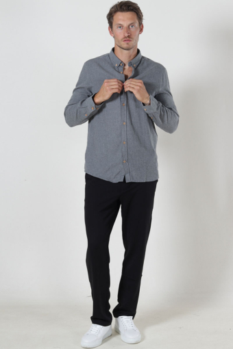 Johan Diego Cotton Hemd Grey Mix