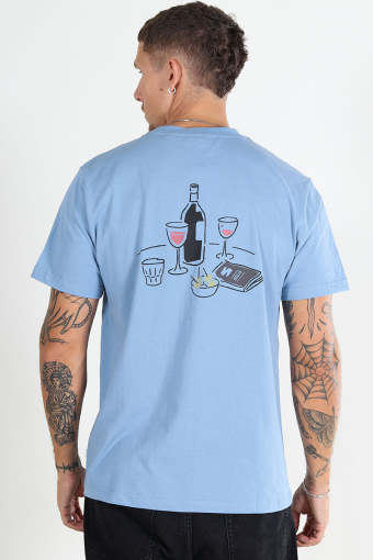 Maynard T-Hemd Faded Denim