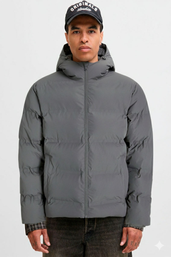 Soho Puffer Hood Jacket  Castlerock