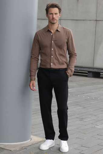 Miles LS Stretch Hemd Fossil