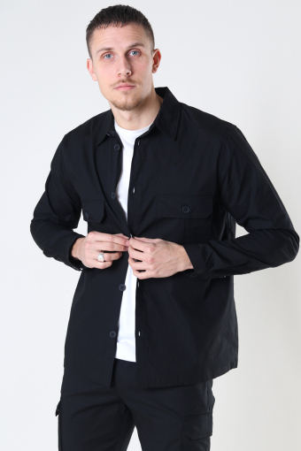 Ripstop Stretch Overshirt Black