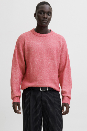 Soho Ollie Knit Crew Neck Fuchsia Rose