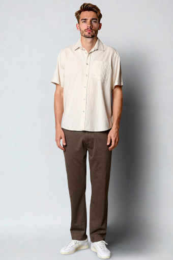 Luca Hemd SS Light beige