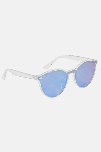 Clear transp.,silver, 1-pc-lens grey gradient Silver