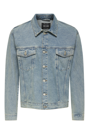 Just Denim Jacket Light Blue Denim