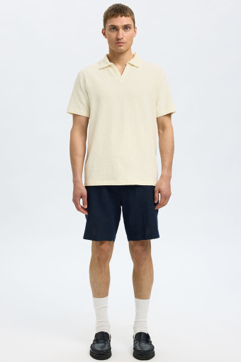 Blake Split Neck Regular Fit SS Polo Egret