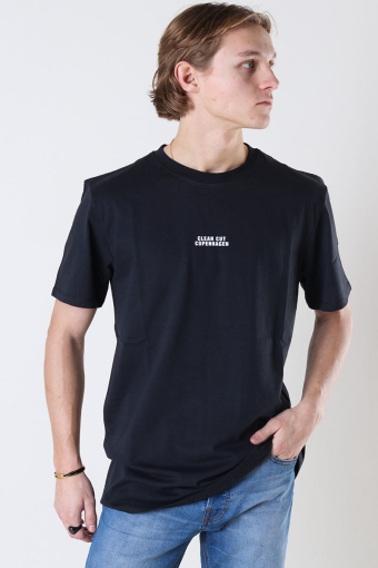 Cohen Brushed Tee SS Black