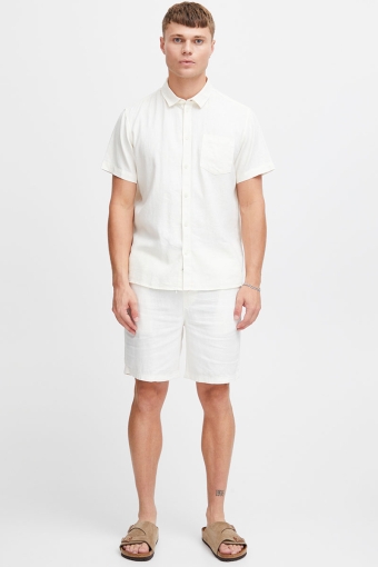 Allan SS Linen Hemd White