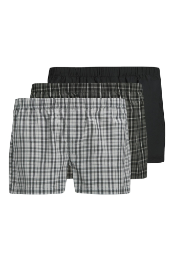 Milano Woven Boxers 3 Pack Poppy Seed