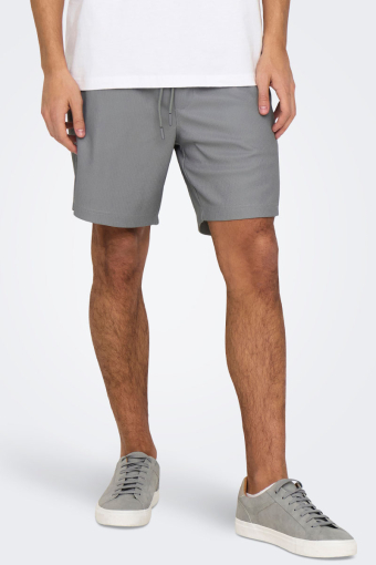 Tel Regular Plizze Shorts Limestone