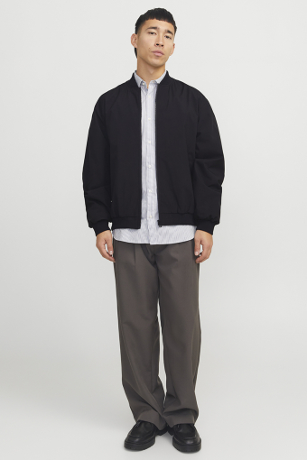 Charge Oversize Bomber Jacket  Black