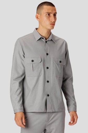 Kaiden Overshirt Grey Check