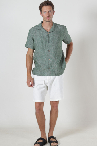 Ayers SS loose Hemd Hedge Green