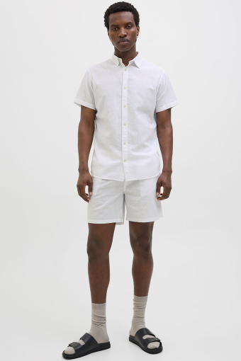 Summer Linen Hemd SS White