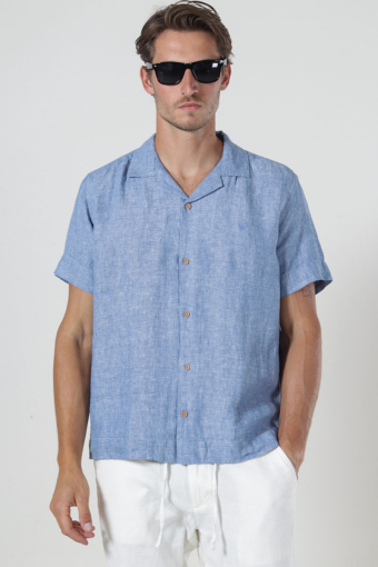 Ayers SS loose Hemd Federal Blue