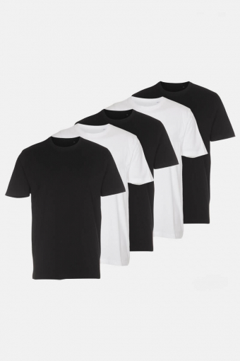 T-Hemd 5-Pack Black/White