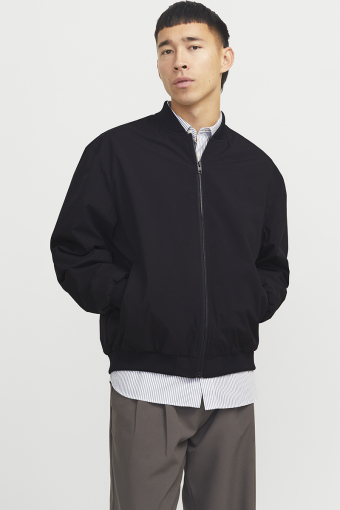 Charge Oversize Bomber Jacket  Black