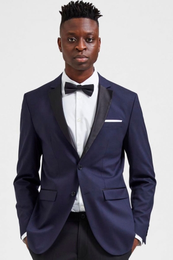 Logan Shawl Tux Blazer Dark Sapphire