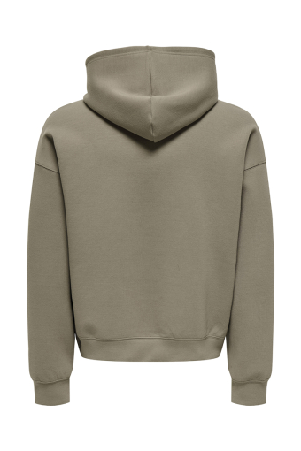 Goyle Box Fit Subca Hoodie Walnut