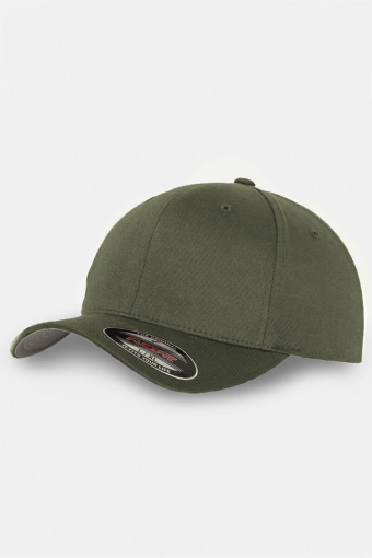 Flexfit Wooly Combed Orginial Cap Olive
