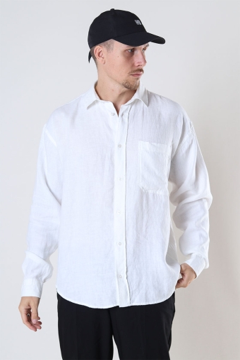 Stoll Linen Hemd Off White