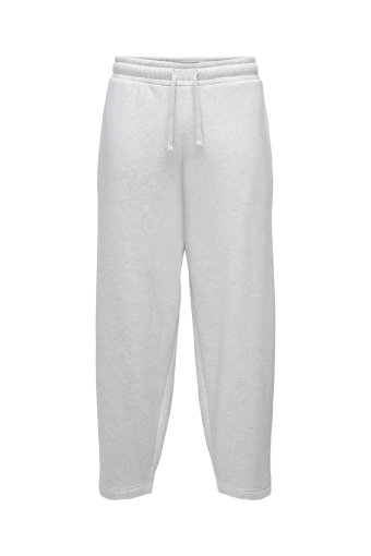 Ceres Wide Fit Sweat Pants Super Light Grey Melange