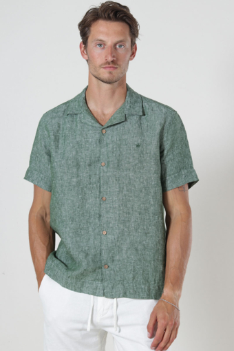 Ayers SS loose Hemd Hedge Green