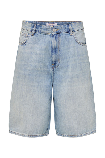 Carl Ballloon Fit Shorts Light Blue Denim