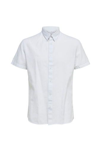 Reg New Linen Hemd SS White